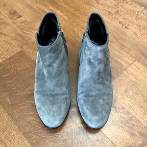 Sam Edelman Petty Grey Suede Ankle Bootie